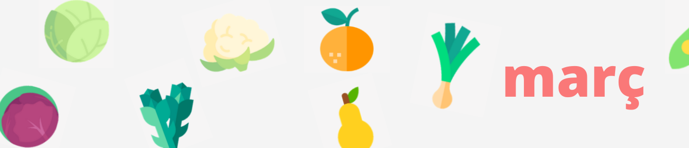 Menú del mes – març